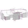 vidaXL Garden Sofa Set Grey - 4 of 4
