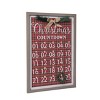 Transpac Wood 21.06 in. Multicolored Christmas Framed Holiday Countdown - 2 of 4
