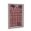 Transpac Wood 21.06 in. Multicolored Christmas Framed Holiday Countdown - image 2 of 3