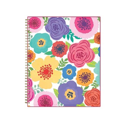 2021-22 Academic Planner 8.5"x11" Flexible Clear Pocket Cover Wirebound Weekly/Monthly Mahalo - Blue Sky