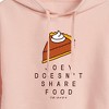 Women's - Friends - Joey Doesn't Share Food Cropped Graphic Hoodie - 2 of 4