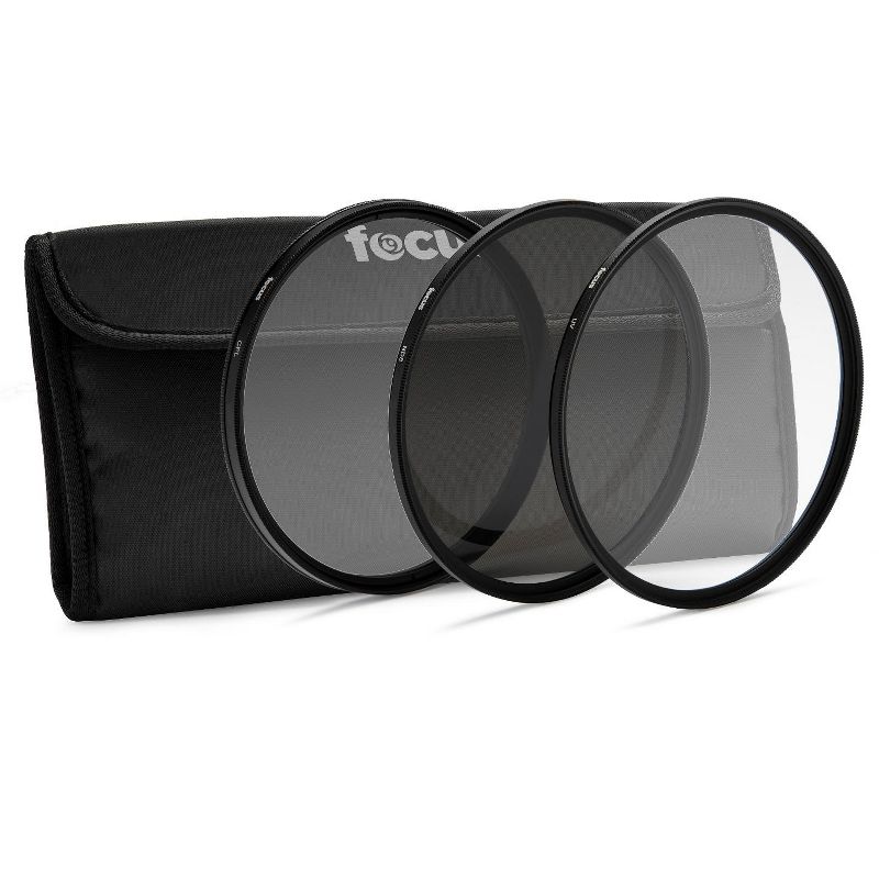 Focus Camera 49mm 3-Piece Filter Kit with UV, CPL and Neutral Density, 2 of 4