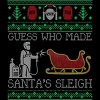 Women's Design By Humans Christmas Welder Welding Xmas Funny Welder Ugly Christmas Sweate By pahari Racerback Tank Top - 2 of 3