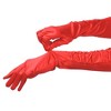 INSPIRE CHIC Women's Satin Opera Length Gloves with Pleats - 4 of 4