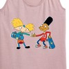 Women's - Hey Arnold! - Arnold and Gerald Skateboard Graphic Racerback Tank - 2 of 4