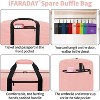 Hachikiko 35L Foldable Duffel Bag,Lightweight Travel Gym Bag with Lockable Zipper, Foldable Luggage - 4 of 4
