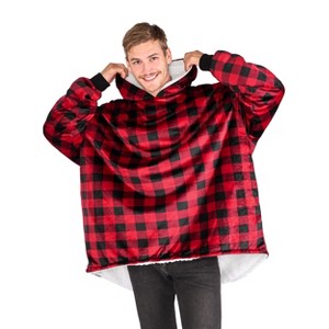 Adult Bare Homey B-Cozy Fleece Wearable Blanket - 1 of 4