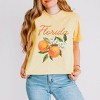 Simply Sage Market Women's Florida Flower Colorful Short Sleeve Relaxed Fit Cropped Tee - 2 of 3