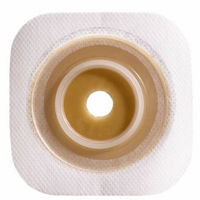 Natura SUR-FIT Little Ones Stomahesive Flexible 4" X4" Skin Barrier, White Collar 1 3/4", Item # 401926, Box of 5