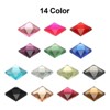 Unique Bargains Square Acrylic Flat Back Heart DIY Crafting Decor Jewelry Rhinestone 50 Pcs - 4 of 4