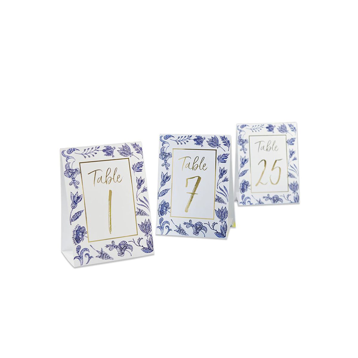 Kate Aspen Blue Willow Wedding Table Numbers (1-25) | 28537NA