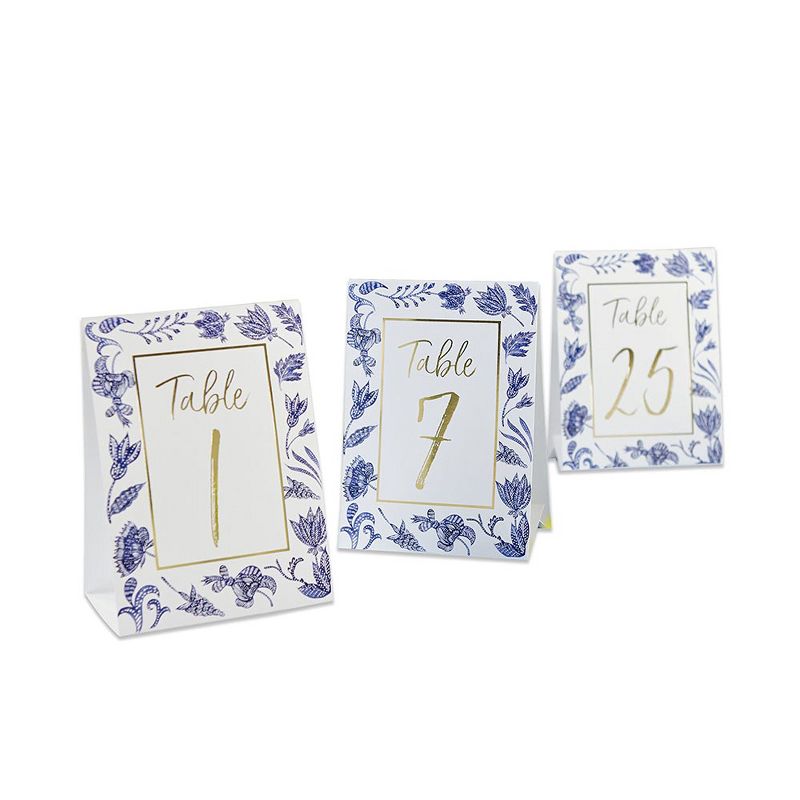 Kate Aspen Blue Willow Wedding Table Numbers (1-25) | 28537NA, 1 of 8