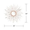 Ardreva Starburst Mirrored Wall Sculpture - Gold - SEI - 4 of 4