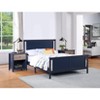 PAGED Twin Size Toddler Bed Wooden Baby Bed Frame with Reversible Panel, Headboard and Footboard for Bedroom - 2 of 4