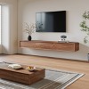 Modern Floating TV Stand Wall-Mounted Media Console with Storage - 2 of 4