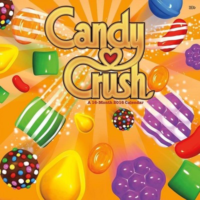 Trends International Candy Crush 2016 Wall Calendar