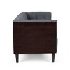 GDFStudio Croton Contemporary 89.75" Fabric/Boucle Tufted 3 Seater Sofa - 4 of 4