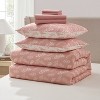 Nestl Bed in a Bag, 7pc Comforter Set Botanical Design, Modern Comforter Sets with Sheets, Bed in a Bag Bed Set - 3 of 4