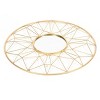 HomeRoots 32" Gold Metal Round Accent Mirror - 4 of 4