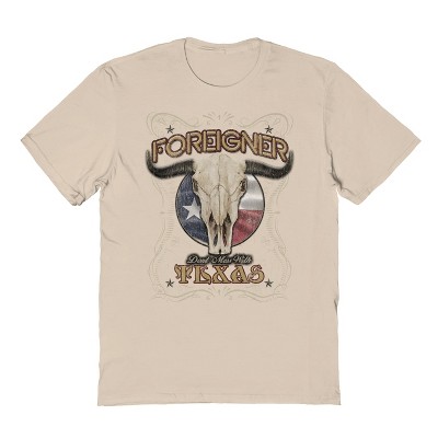 Foreigner Men's Dont Mess With Texas Short Sleeve Graphic Cotton T-shirt