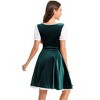 Women's Velvet Knee-Length Mock Three-Piece Mini Dress for Party - 4 of 4