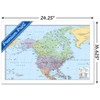 Trends International North America Map 2023 Framed Wall Poster Prints - 3 of 4