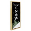 Stupell Industries Let It Snow Winter Scene, 15" x 31" - 3 of 4