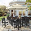Rectangle Outdoor Dining Tables for 6, HDPS Weather Resistant Patio Dining Table, 66" Outdoor Tables with 1.96" Umbrella Hole. - 4 of 4