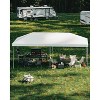 Jojoka 10x10 Pop Up Canopy Tent,Patio Canopy Tent with One Button Push Setup,4 Weight Bags,3 Adjustable Height - 2 of 4