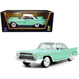 1961 DeSoto Adventurer Light Green with White Top 1/18 Diecast Model Car by Road Signature - 1 of 3