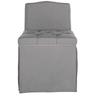 Betsy Vanity Chair - Gray / Taupe - Safavieh