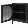 ORRD Wide 2-Door Accent Cabinet with Fluted Glass Doors for Living Room, Storage & Display Organizer - 4 of 4