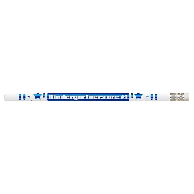 Musgrave Pencil Company Kindergartners Are #1 Motivational Pencils, 12 Per Pack, 12 Packs
