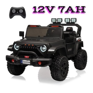 Jojoka 24V Power Wheel 2-Seater Kids Ride-On Car with Remote Control, 4WD 800W Motor, Off-road Car Toy with Adjustable Speeds, Built-in Music - 1 of 4