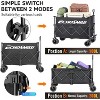 MaseiKar Collapsible Foldable Extended Height Wagon with 500lbs Weight Capacity, Folding Utility Garden Cart with Big All-Terrain Beach Wheels - 3 of 4
