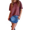 Women's Dani Crew Neck Top - Sky to Moon - 2 of 3