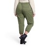 Women's Plus Size High-Rise Woven Ankle Pants - Nili Lotan x Target Olive Green 2X - 2 of 3