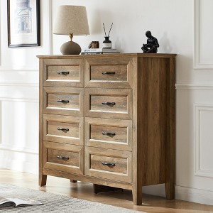 Drawers Dresser for Bedroom, Wood Bedroom Dresser Farmhouse Drawer Chest - 1 of 4