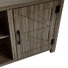 Merrick Lane Barn Door Style 59" TV Stand for up to 65" TV - 3 of 4