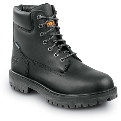 Men's Waterproof Steel Toe Work Boots - Indestructible Safety Shoes Size 12, Comfortable & Anti-Static