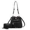 MKF Collection Larissa Vegan Leather Women’s Bucket Hobo Handbag with Wallet by Mia K - 2 of 4