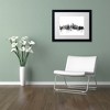 Trademark Fine Art-Michael Tompsett 'Seattle Washington Skyline B&W' Matted Framed Art - 3 of 4
