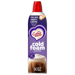 Coffee mate Cold Foam Sweet Creme Coffee Creamer - 14 fl oz - 1 of 4
