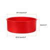Unique Bargains Round Cake Pans Silicone Cake Mould for Cupcakes Bread 6 Pcs - 2 of 4