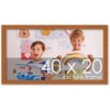 PosterPalooza | Panoramic Slim Profile Brown Picture Frame - UV Acrylic, Foam Board Backing, Hanging Hardware - 2 of 4
