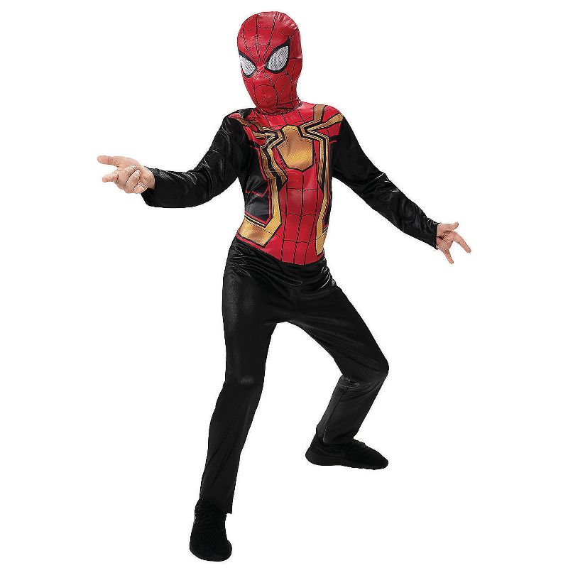 Jazwares Boys' Iron Spider-Man Costume - Size 4-6 - Red, 1 of 2