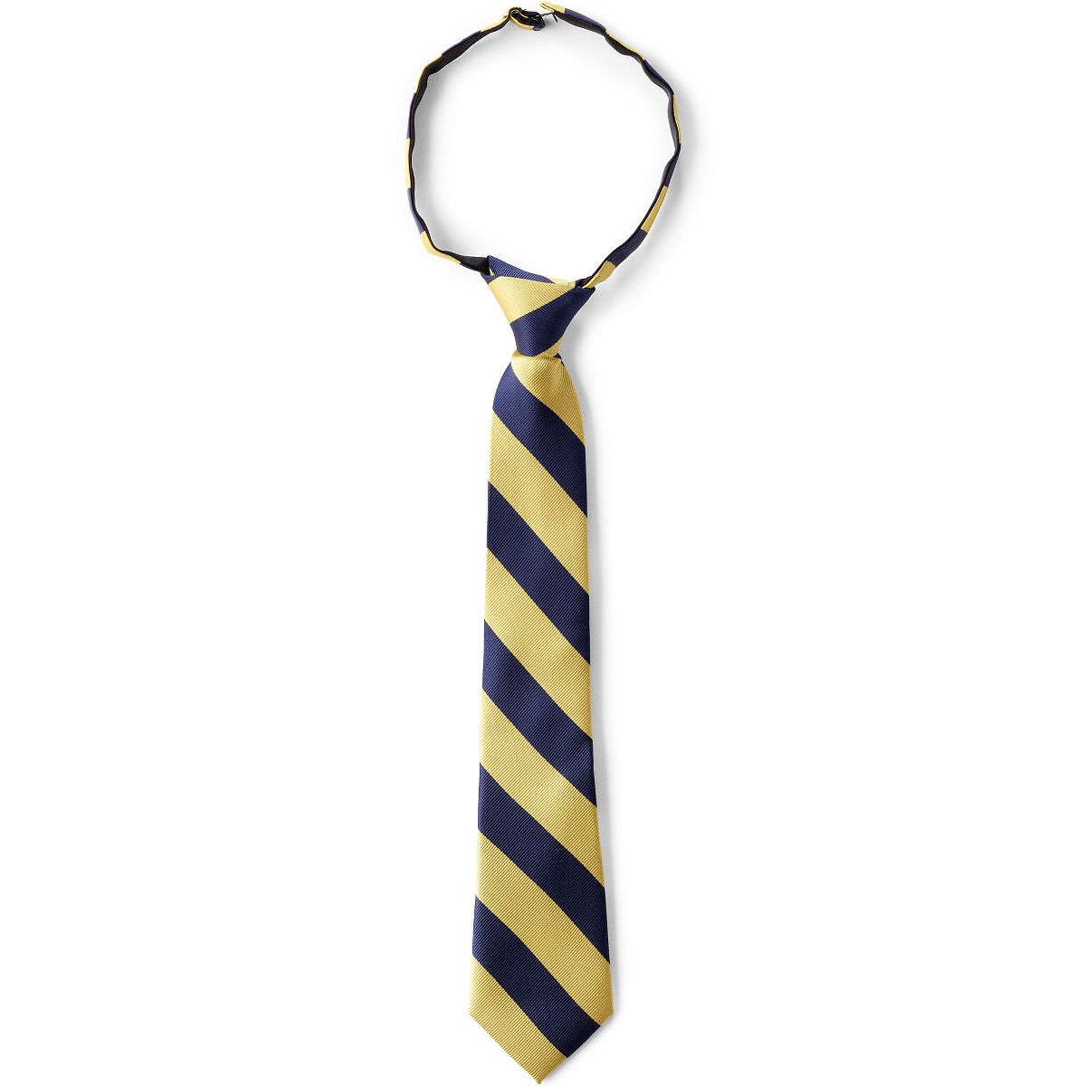 Lands' End School Uniform Kids Stripe Pre Tied Tie - thumbnail 8