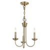 Livex Lighting Estate 3 - Light Chandelier in  Antique Brass - 4 of 4