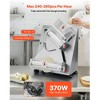 VEVOR Pizza Dough Roller Sheeter, 3-14 Inch Automatic Stainless Steel Pizza Press, Electric 370W Pasta Maker Machine, 260 pcs Per Hour, Silver - 3 of 4