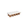 Meridian Furniture,Pavilion Cream Boucle Fabric Bench - 4 of 4